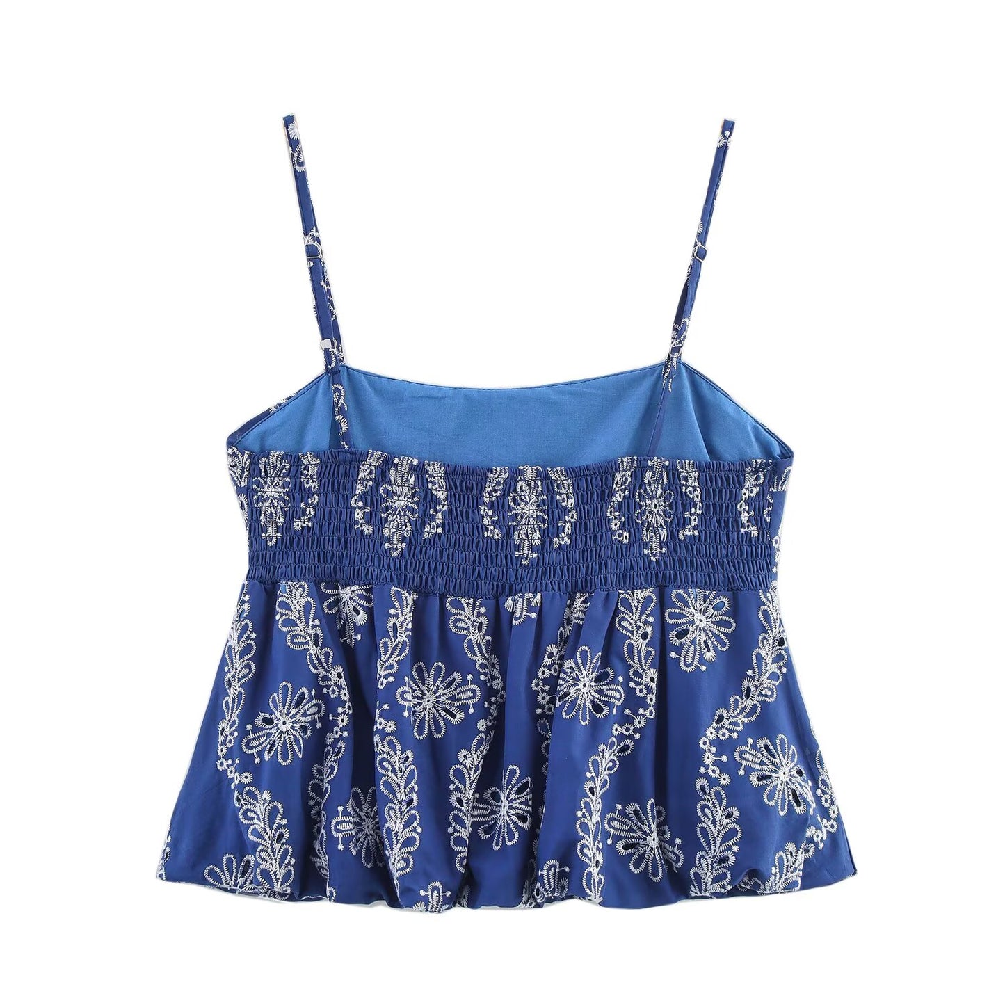 Women's Summer New Fashion Hollow Embroidered suspender Top