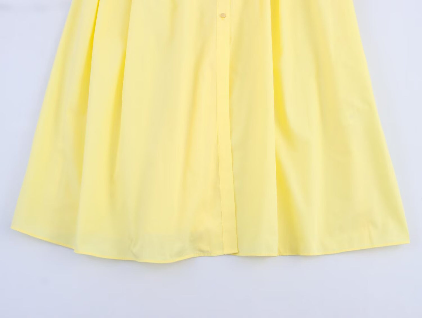 Women's chic Fashion With Belt Sleeveless Poplin Shirt Style Midi Dress