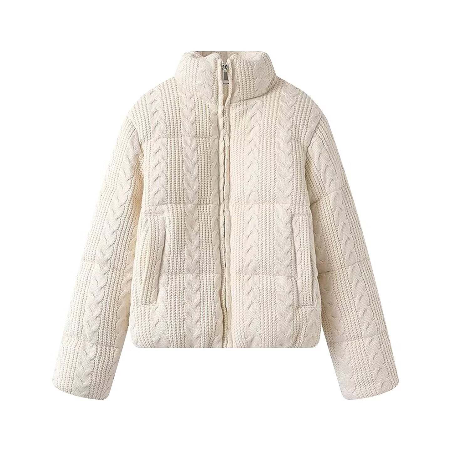Women's Winter New Thick Warm Knitted Cotton Coat