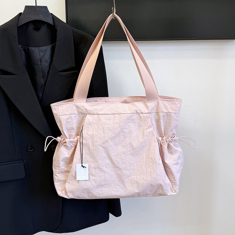 2025 new female large-capacity canvas tote bag sports portable shoulder bag