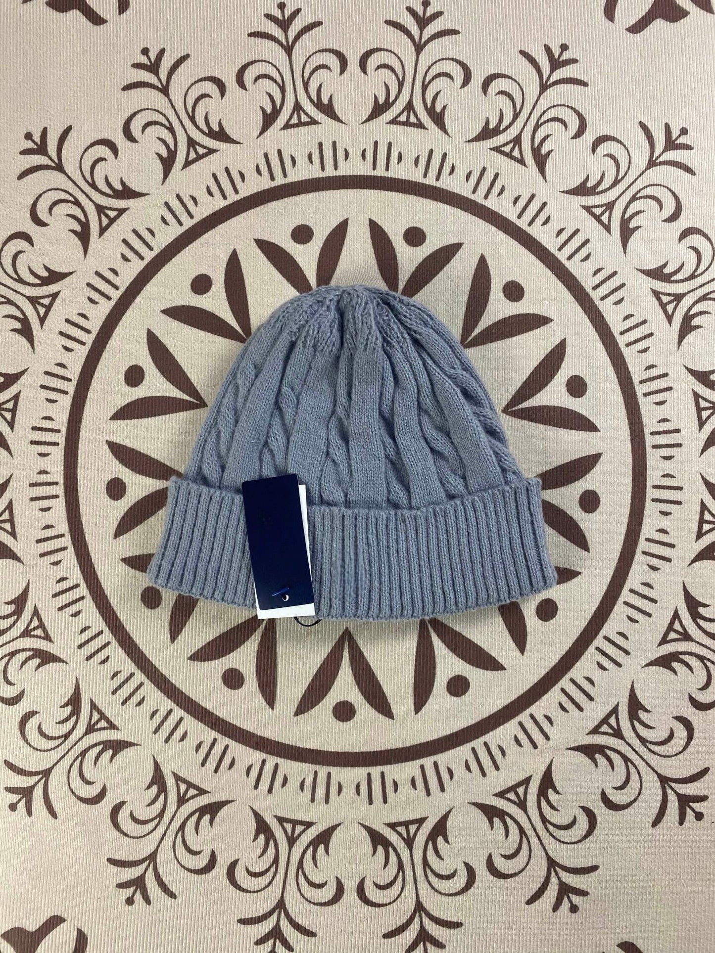 Men's and women's wild embroidered knitted hats windproof and cold-proof hats