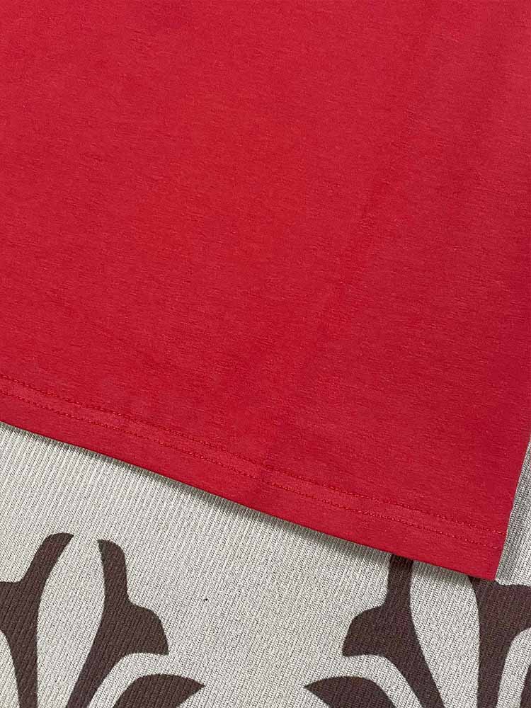 Men and Women with The Same New Fashion Joker Casual Cotton T-shirt with Short Sleeves and Round Neck.