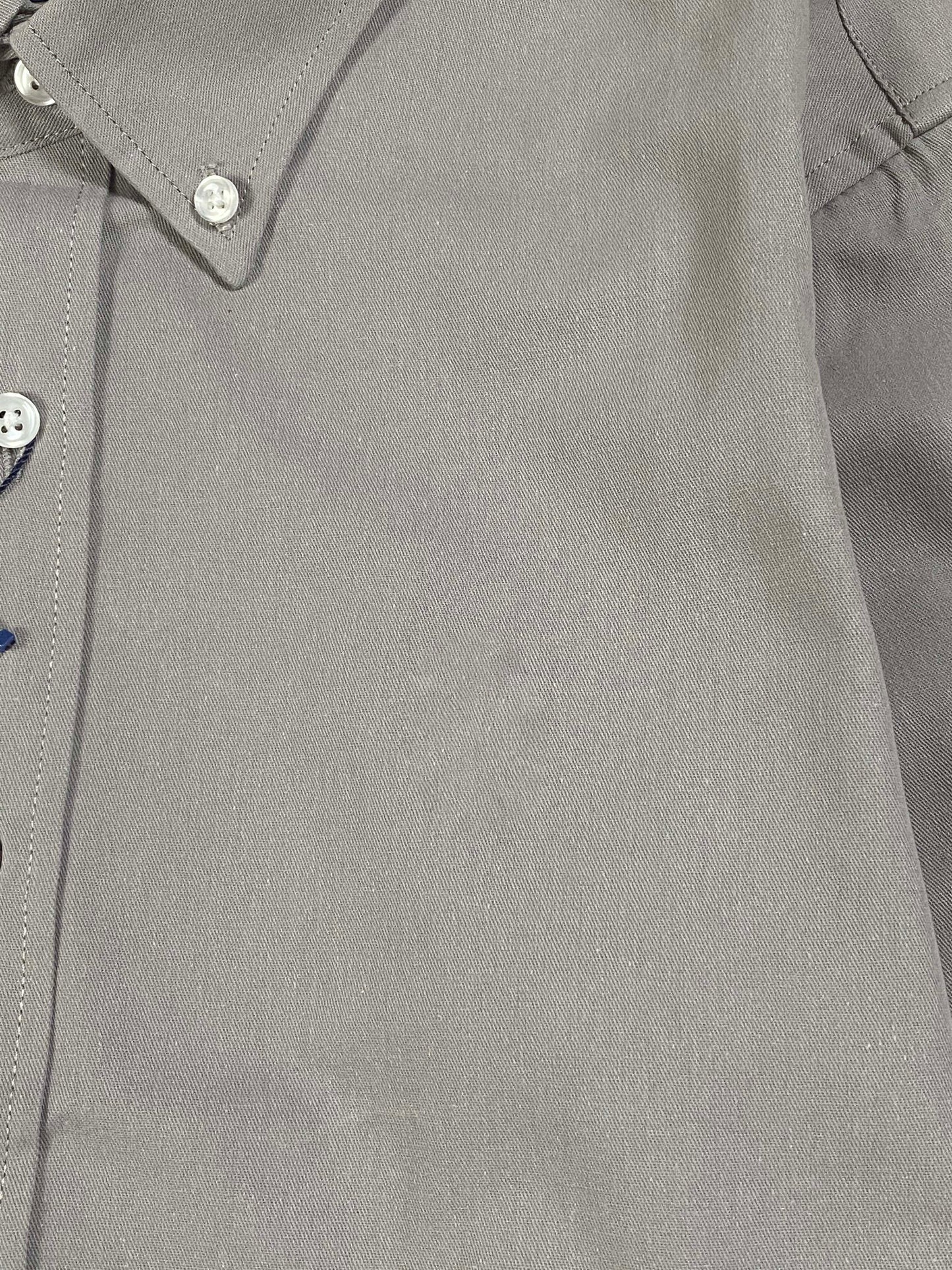 Men and women with the same new casual Joker cotton embroidered couple long sleeve shirt.