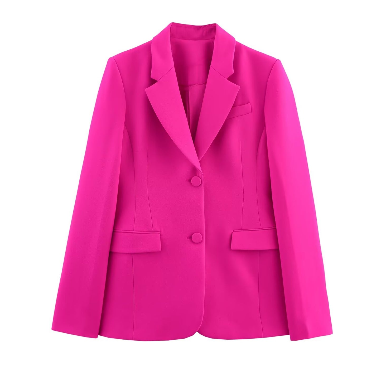 Ladies' new fashion casual slim single breasted lapel suit coat retro long sleeved women's coat chic top+Pants Women's suit