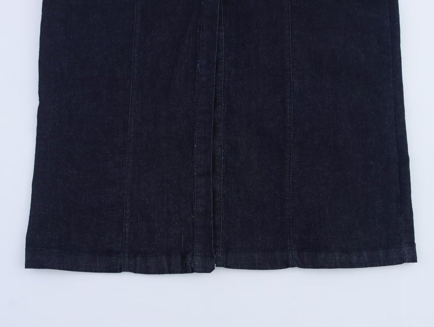 Women's New Fashion Wide Shoulder Strap Sexy Cowboy Midi Dress