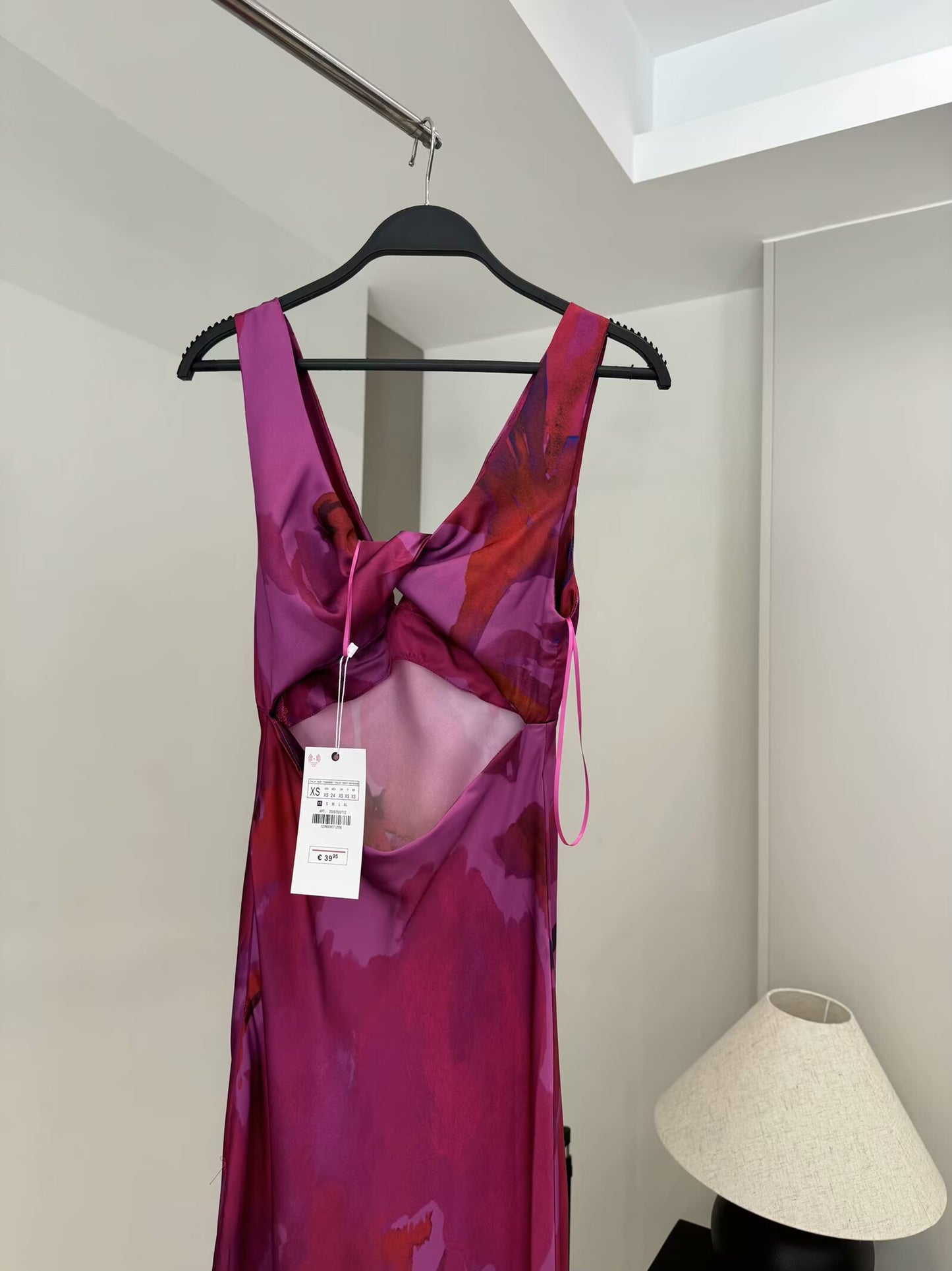 Women's 2025 new fashion sleeveless slim printed MIDI dress