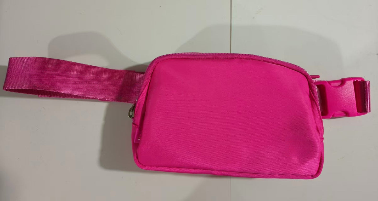 LU Running bag Jacquard alphabet messenger bag mobile phone storage bag waterproof trend outdoor purse