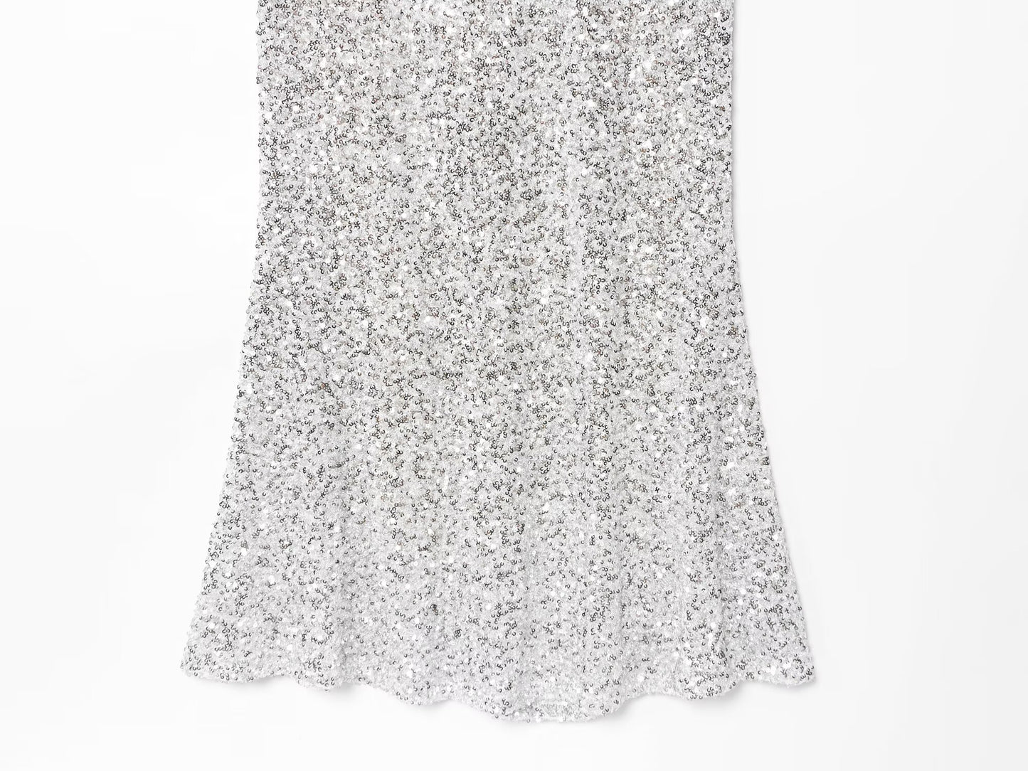 Women's New Fashion Bead Decoration Underwear Style suspender Midi Dress