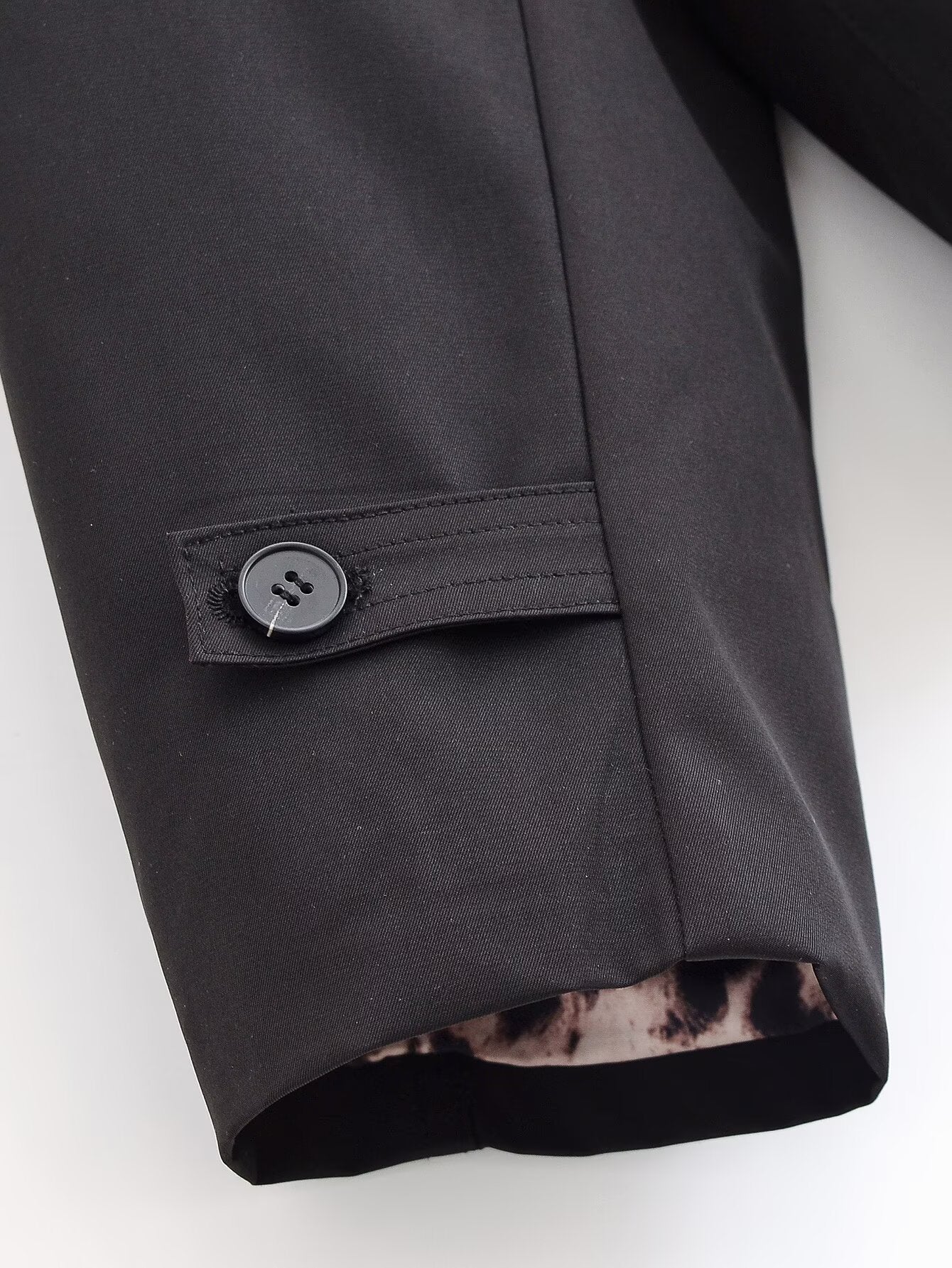 2025 Women's New Fashion Casual Suede Splicing Windbreaker Coat