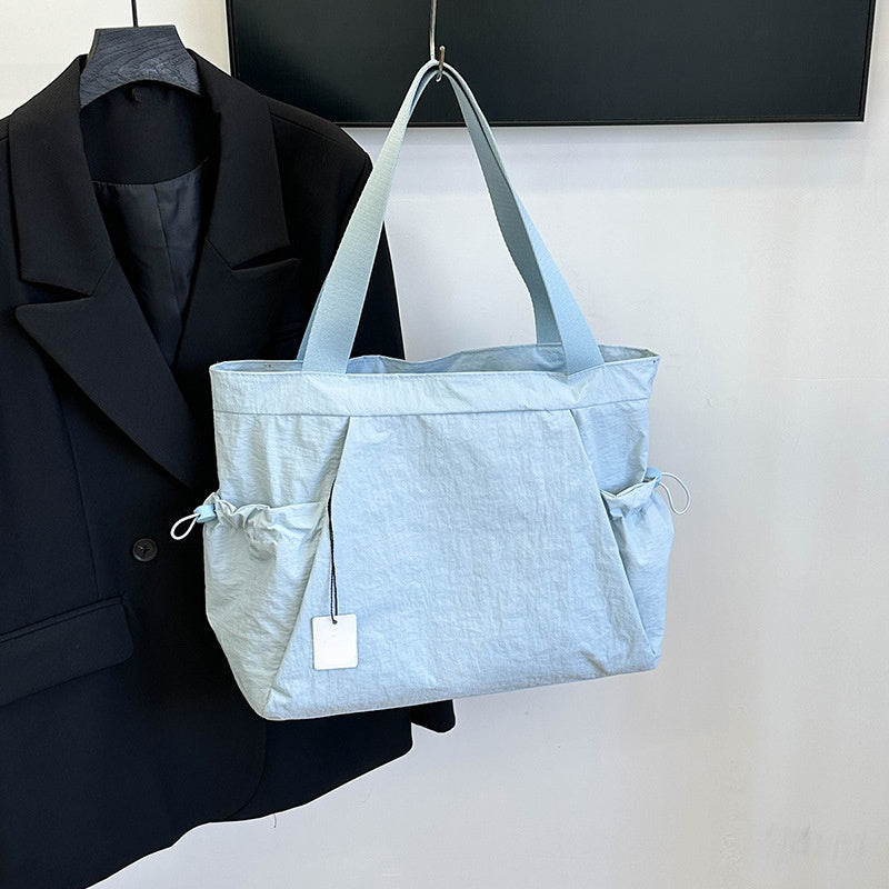 2025 new female large-capacity canvas tote bag sports portable shoulder bag