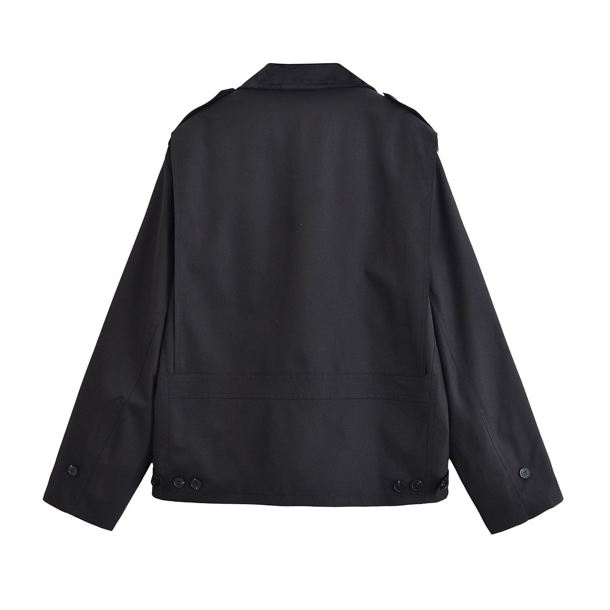 2025 Women's New Fashion Casual Suede Splicing Windbreaker Coat