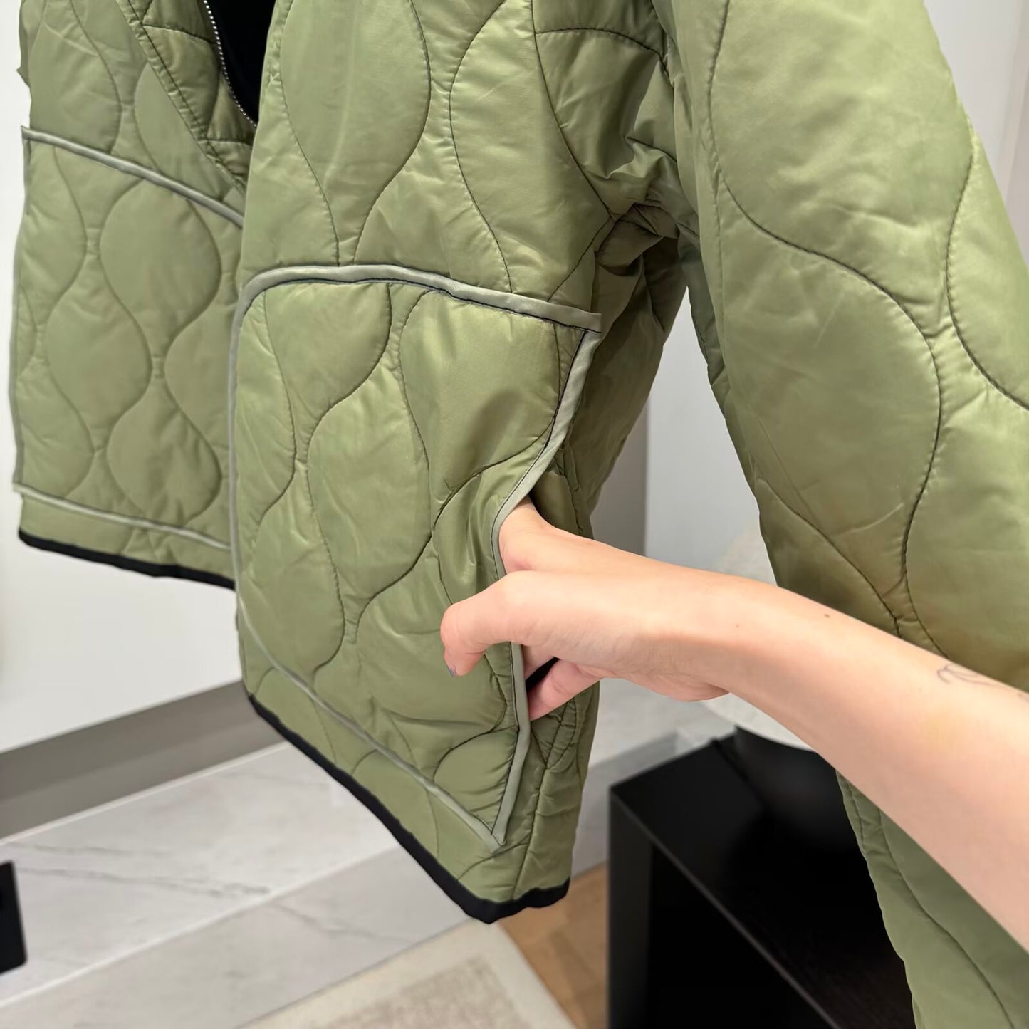 Women's winter loose warm double-sided wear cotton Coat