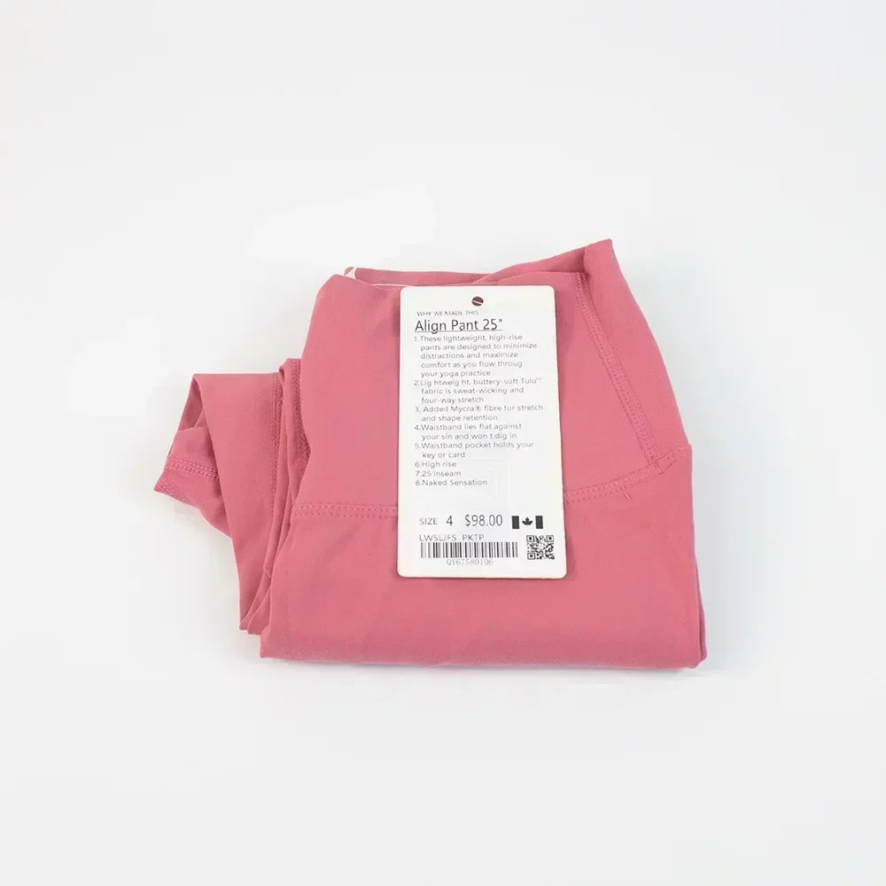 LU Fitness Running Street Women Yoga Leggings Trousers d Sports High Waist Stretch Fitness Ankle Length Tights Pants Slim