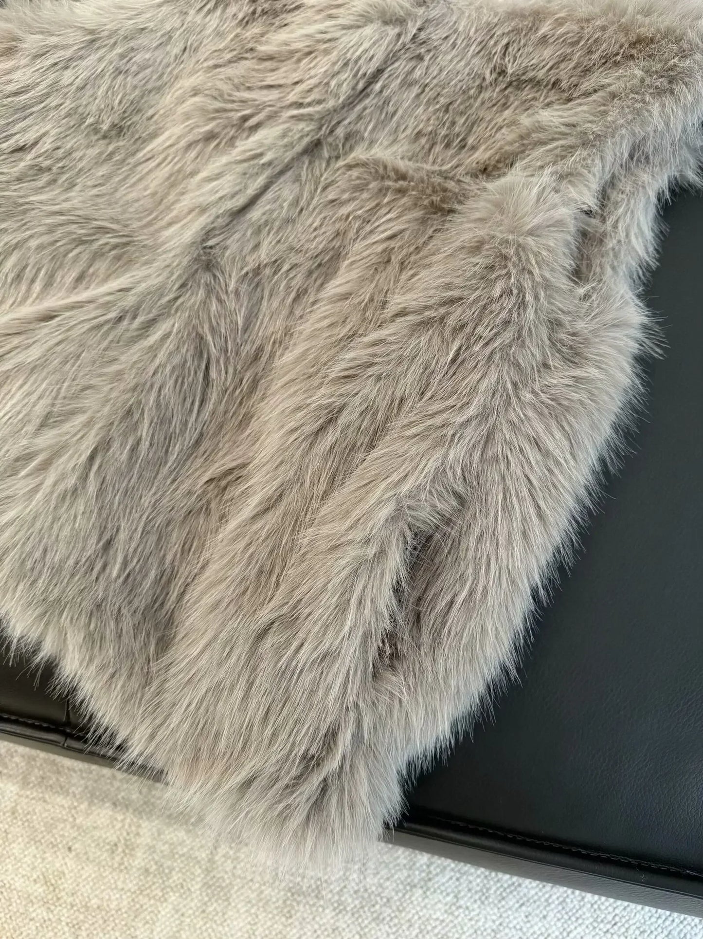 Women's new fashion faux fur effect casual warm O-Neck vest Coat retro sleeveless side pocket women's vest chic top