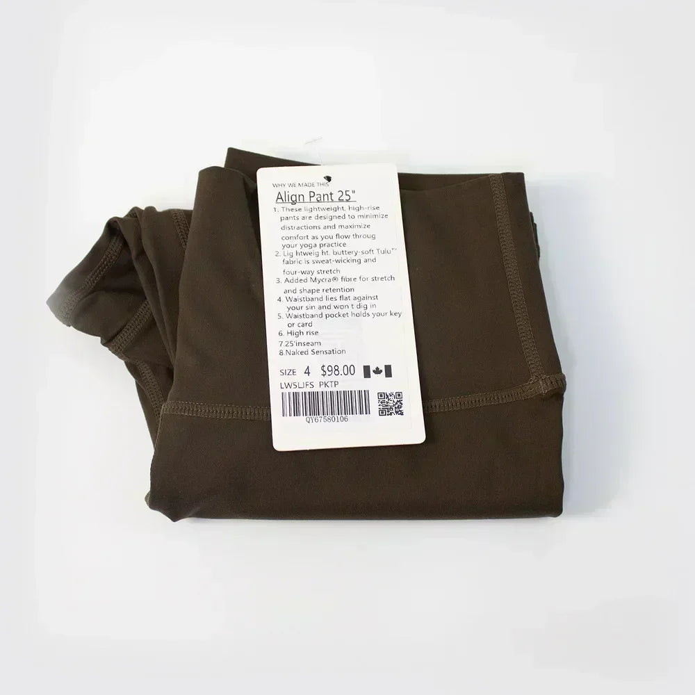 LU Fitness Running Street Women Yoga Leggings Trousers d Sports High Waist Stretch Fitness Ankle Length Tights Pants Slim