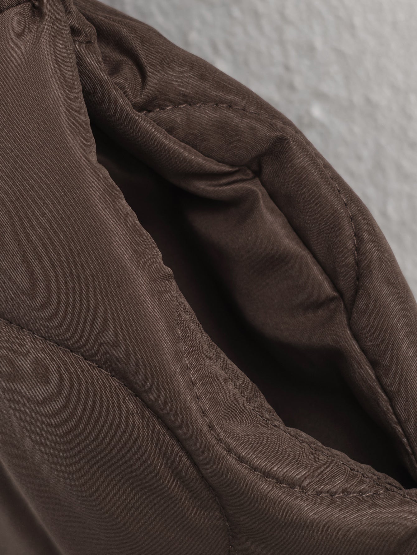 Women's with Belt round neck zipper cotton Coat