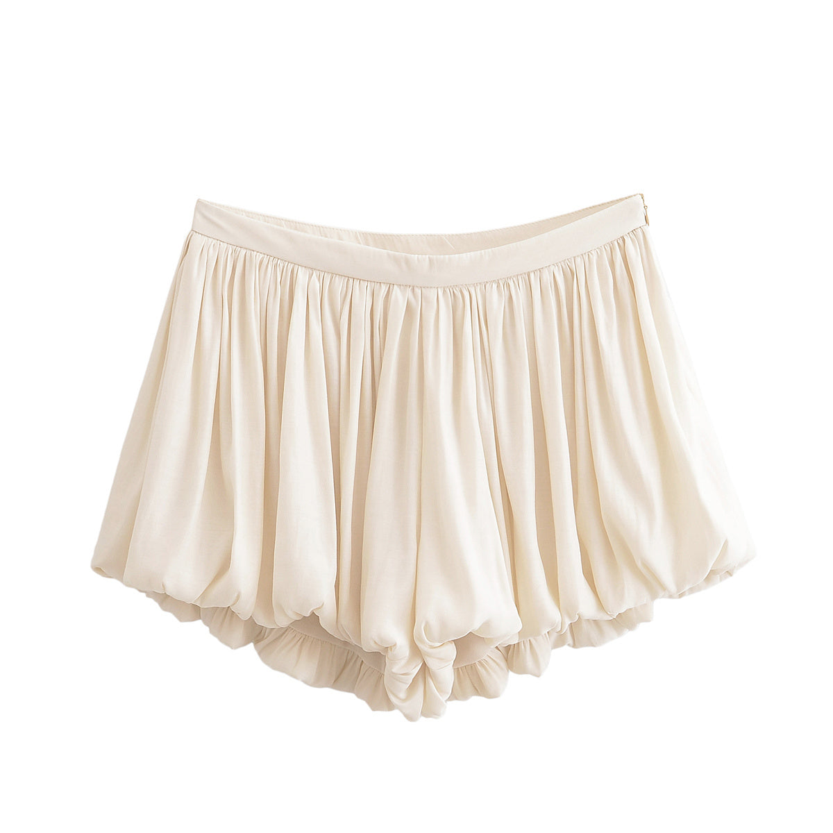 Women's 2025 new Fashion balloon version casual pleated Shorts Skirts