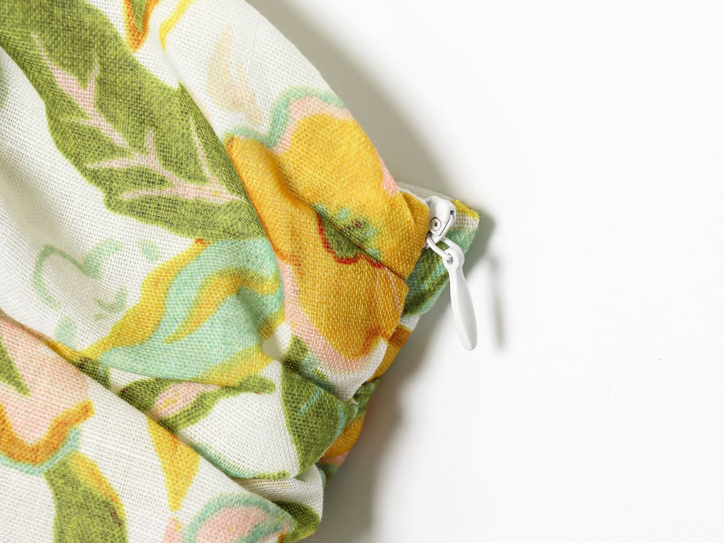 Women's Summer Fashion Printed Linen Blended Mini Dress