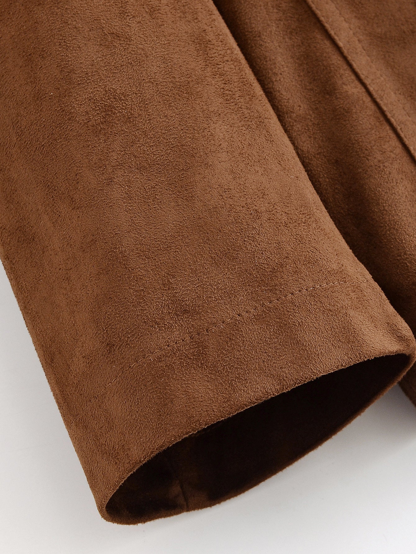 2025 women's new fashion casual double-sided velvet Faux Leather suit jacket