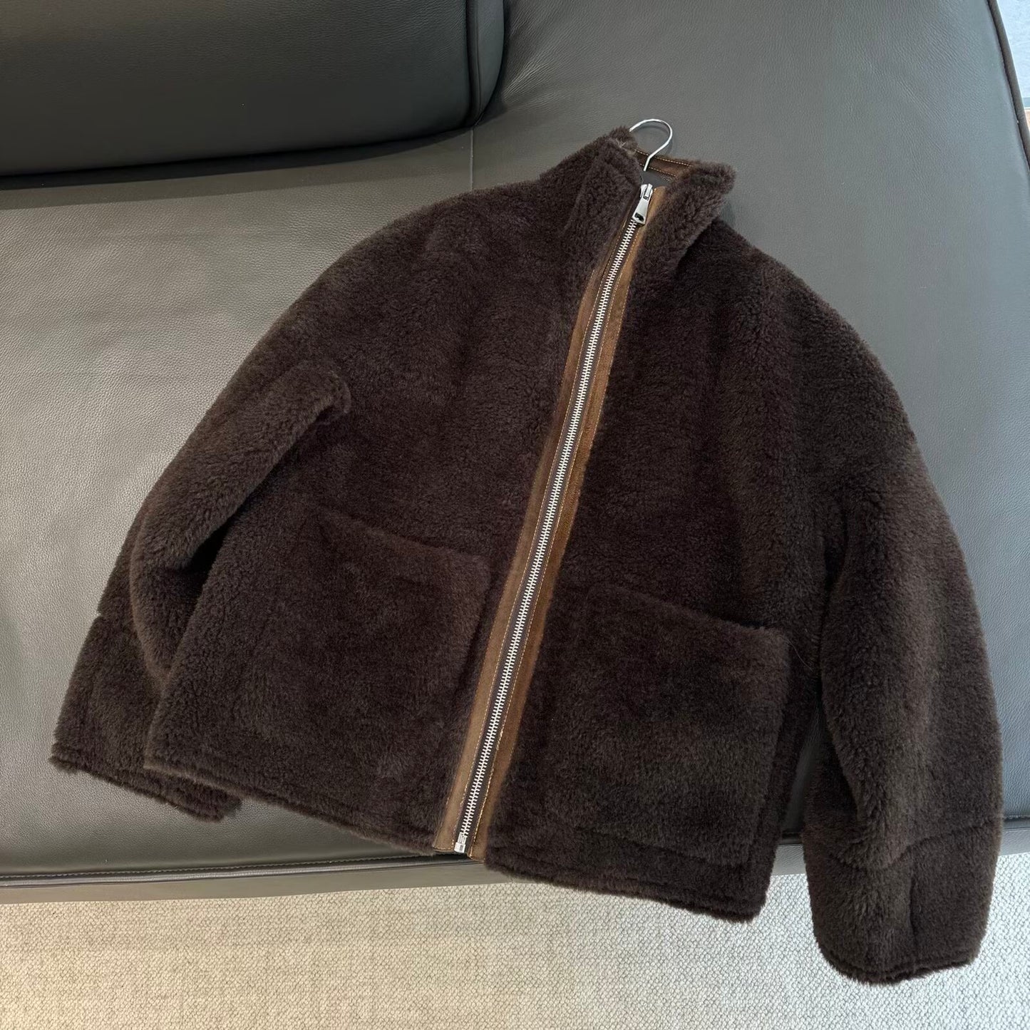 Women's Winter New Loose Double Sided Lamb Fleece Coat