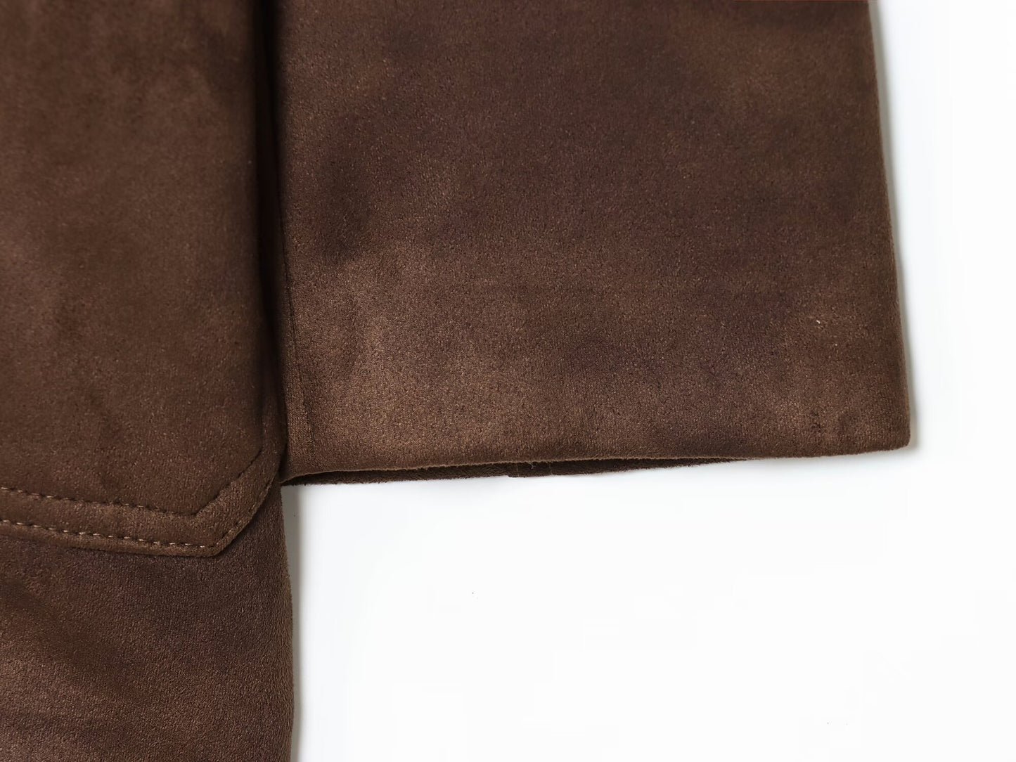 Women's new fashion with Belt loose Anti suede effect jacket Coat