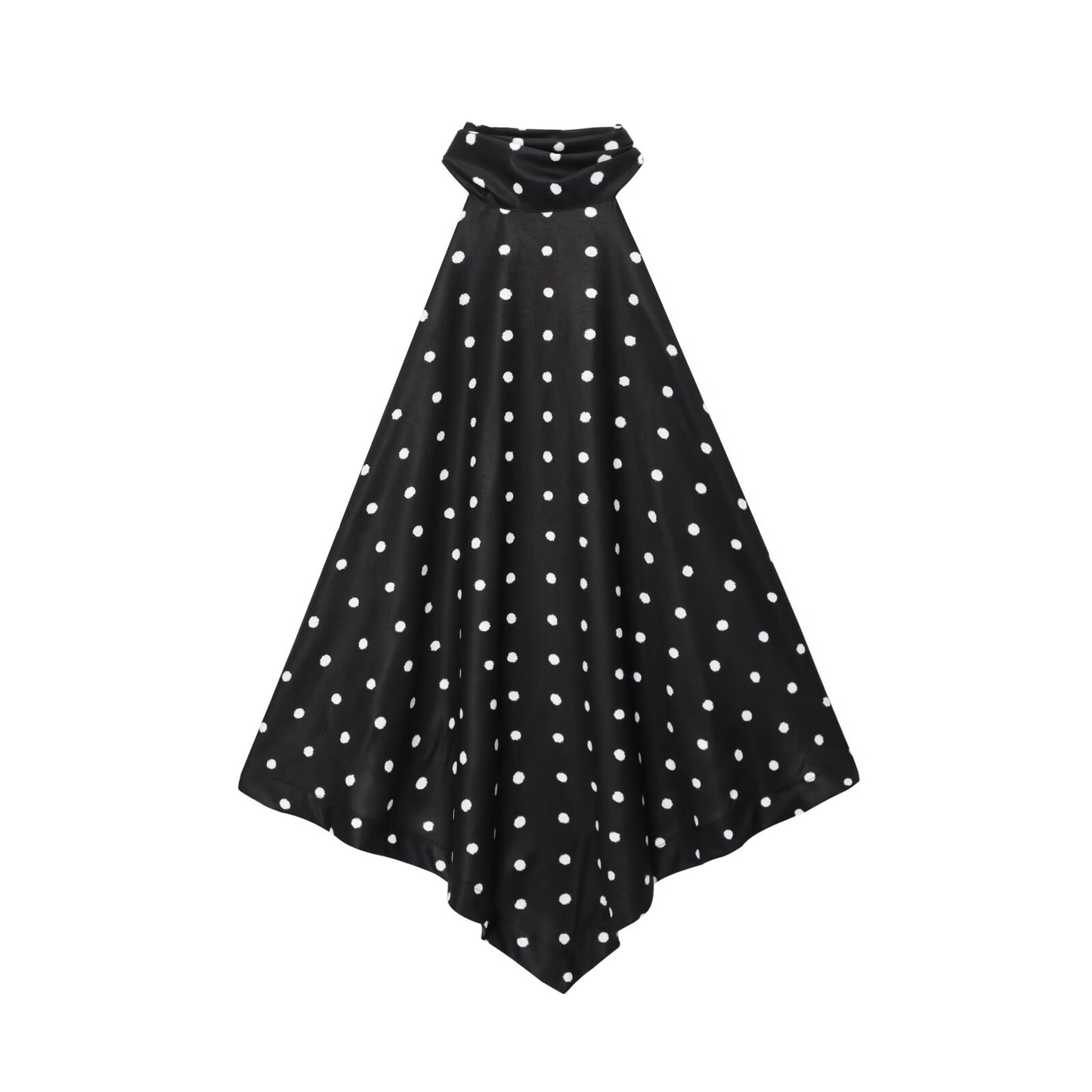 Women's New Fashion sleeveless backless polka dot printed halter neck top
