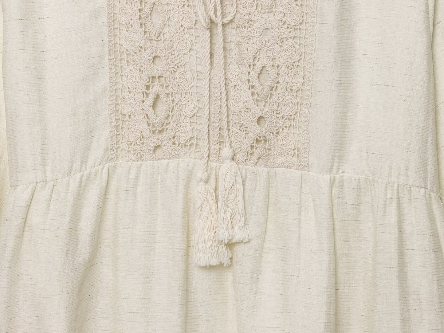 Women's New Fashion Crochet Knitted Splicing Long Sleeve Shirt