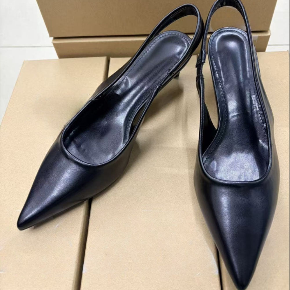 2026 women's new pointed stiletto heels with low heels