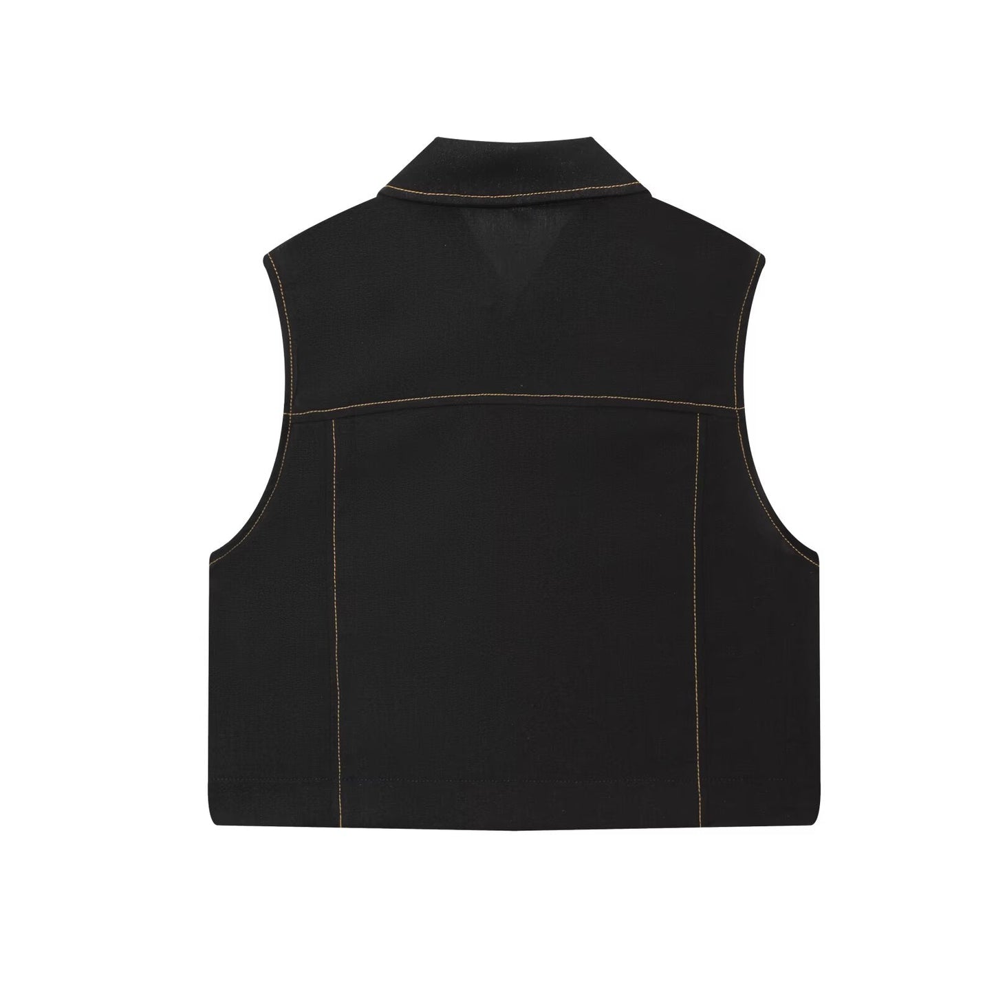 Women's New Fashion Casual Lapel Straight vest + Shorts Suit