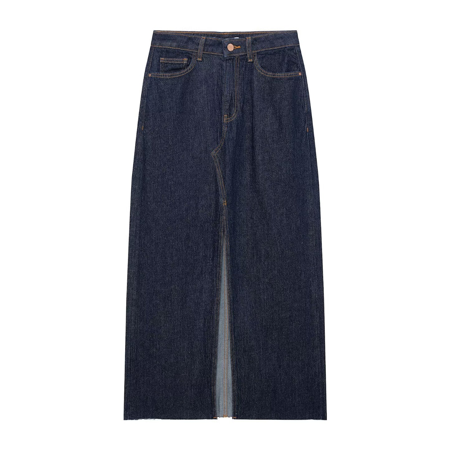 Women's new fashion short single breasted lapel denim vest+Skirts Women's suit