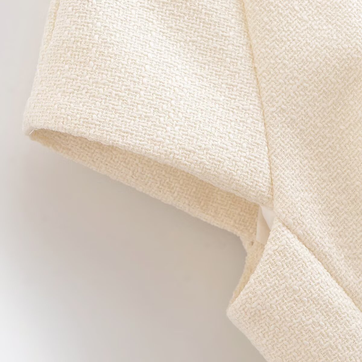 Women's 2025 new fashion casual single breasted textured vest top