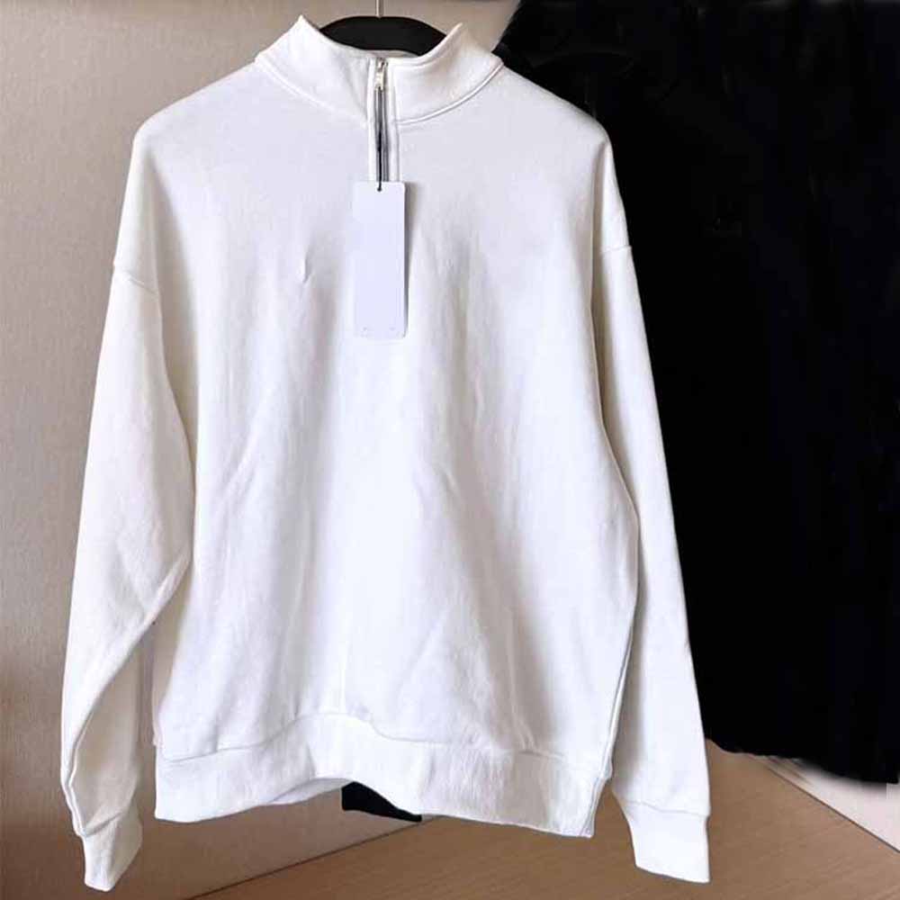 Men and women with the same new Joker autumn and winter half zipper short sweater loose collar slim coat fitness jacket