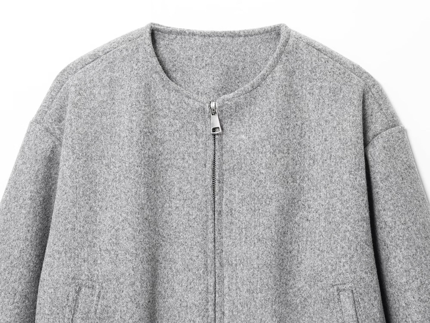 Women's 2025 fashion O Neck soft texture flying jacket Coat