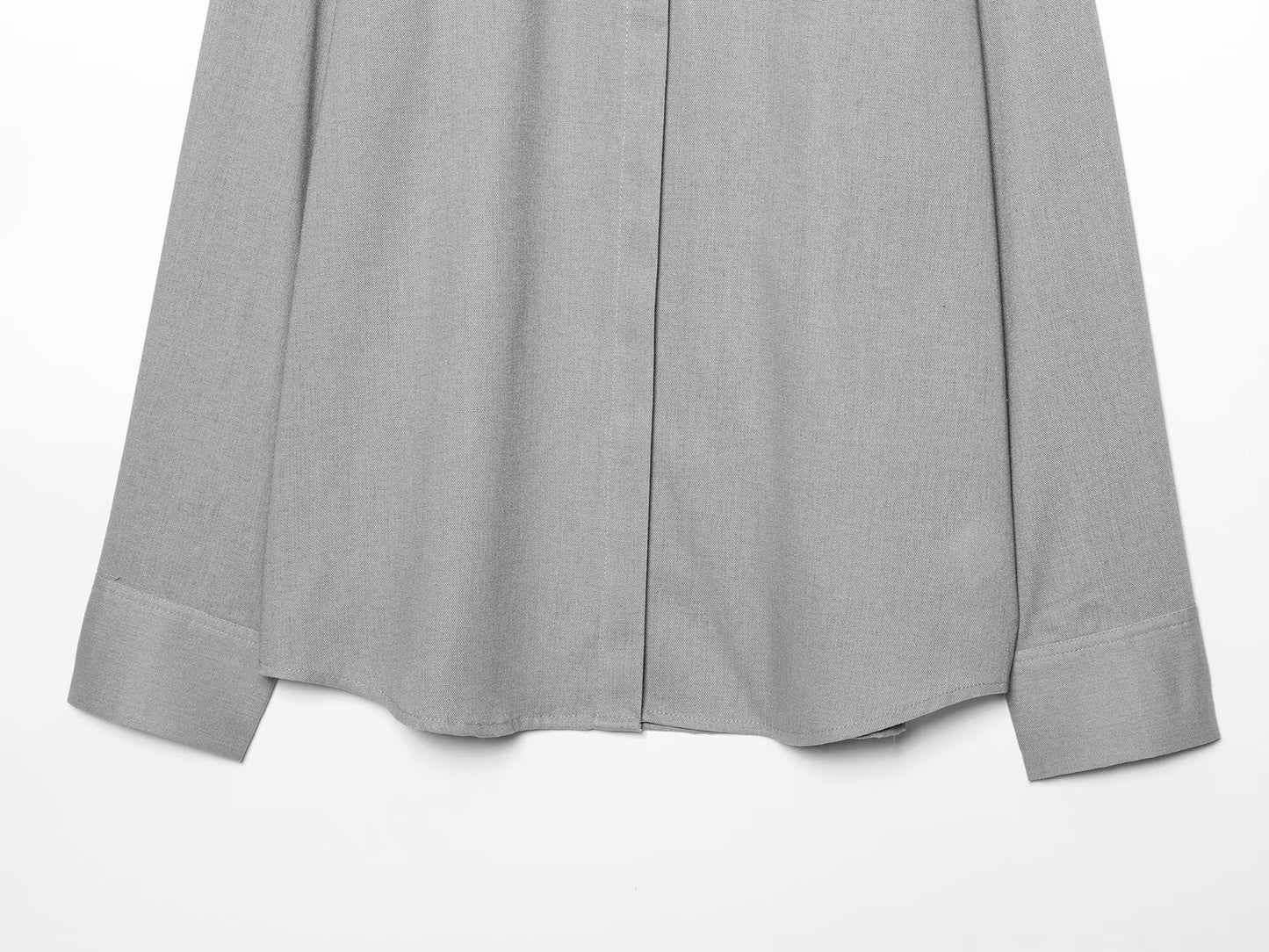 Women's new fashion loose linen blend long sleeved shirt+Pants Women's suit