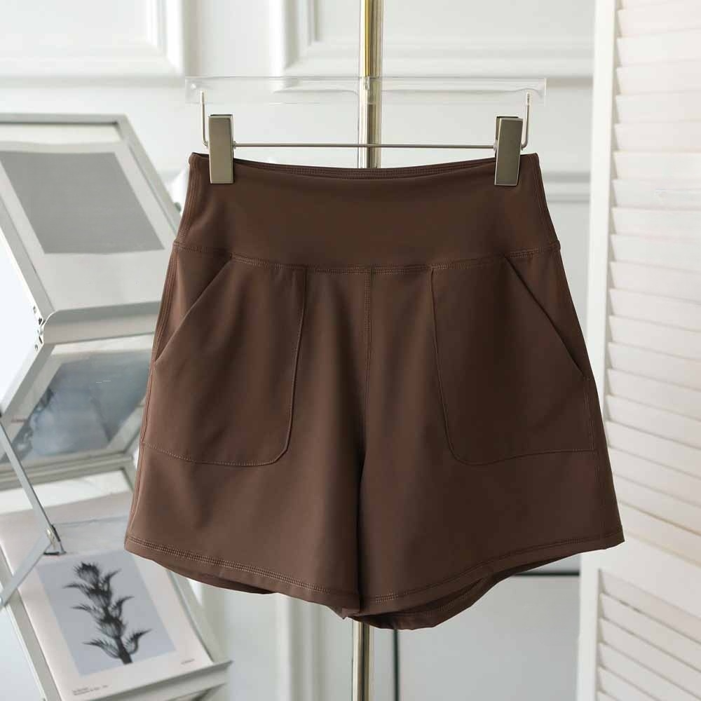 2026 ladies new summer training loose breathable yoga shorts running.