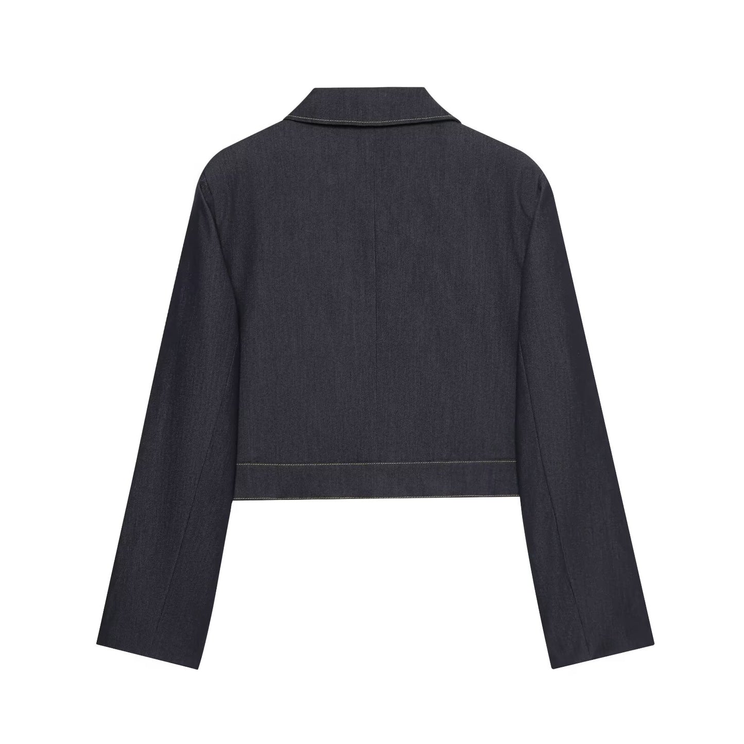 Women's new fashion short single breasted lapel Coat+Pants suit