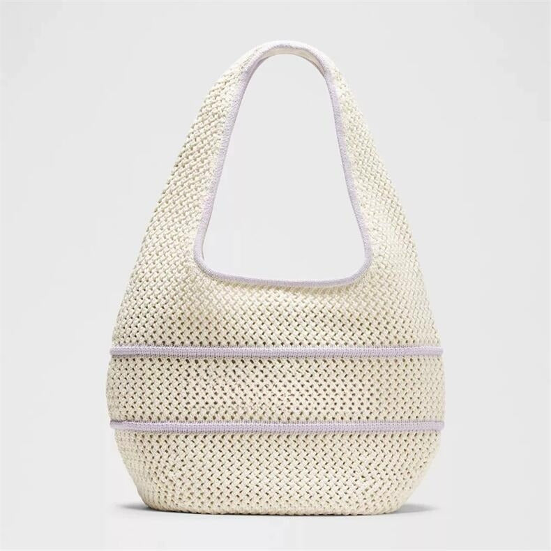 LU Women's New Fashion Joker Blended Hand Crochet Bag Shoulder Bag