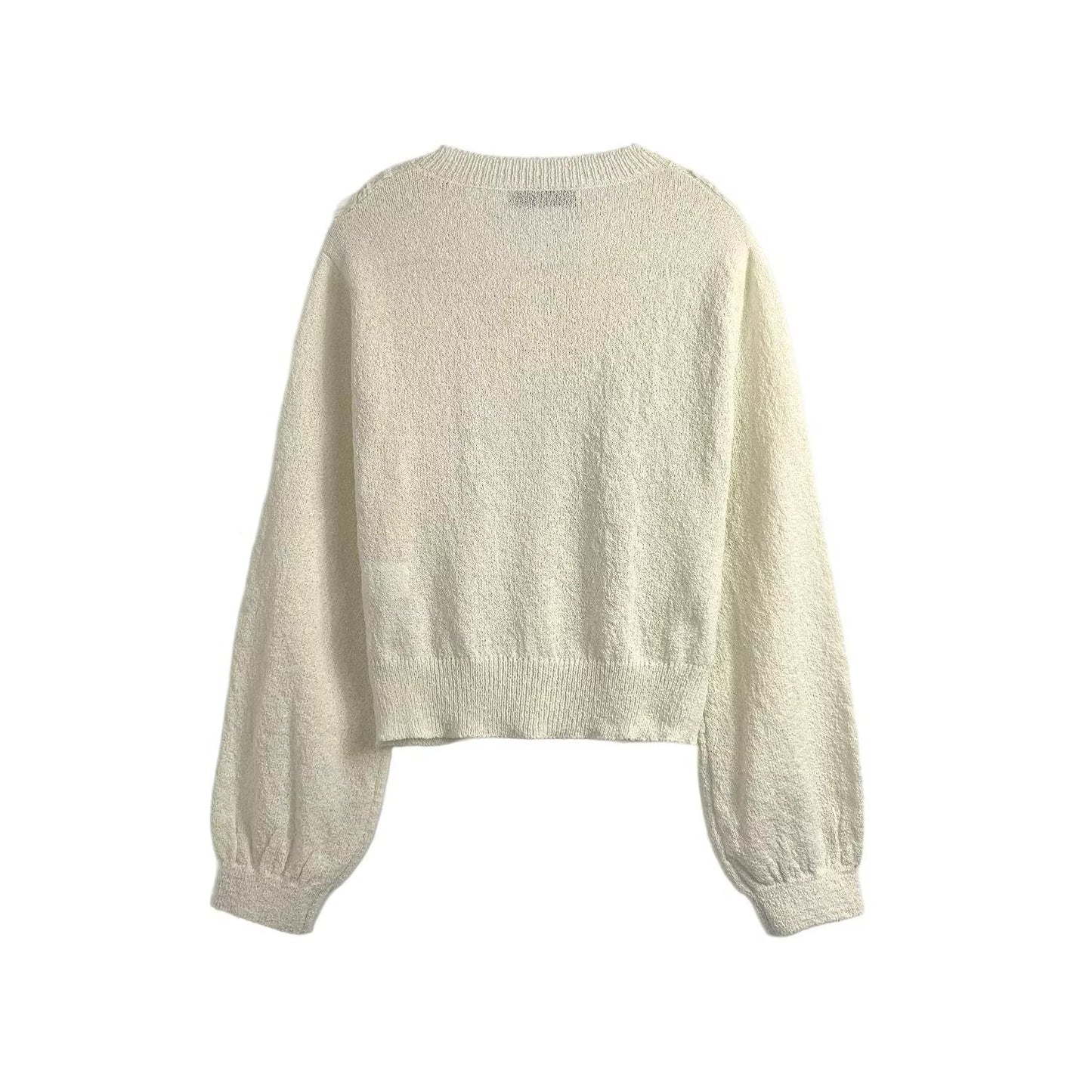 Women's lace crochet hollow knitted cardigan