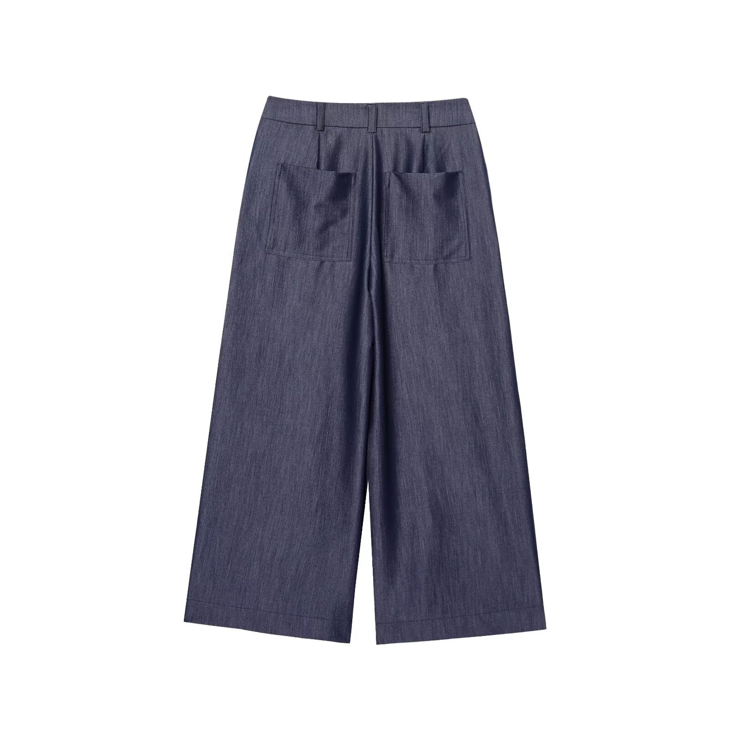 Women's new fashion slim single breasted linen blend Pleated vest + Pants Women's suit