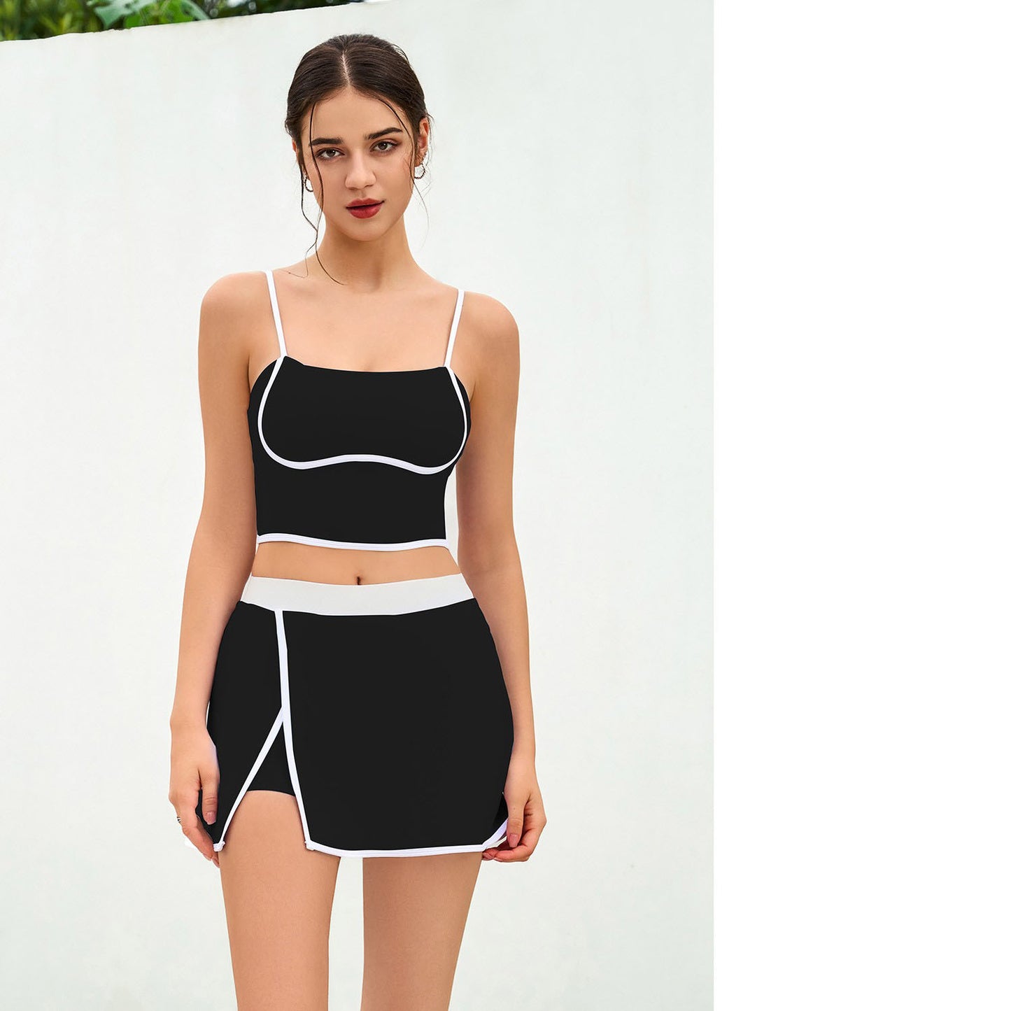 Women's New Color Matching Quick-drying Sports Vest Fitness Shock-proof High-elastic Yoga Suit