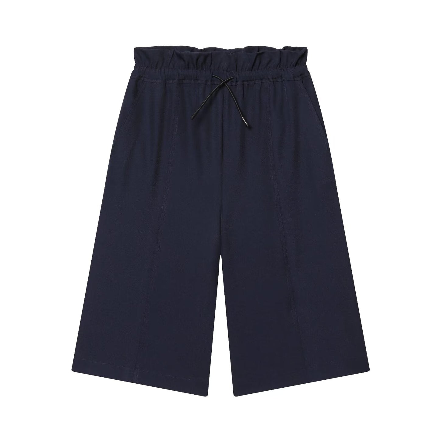 Women's layered decorative waist casual shorts