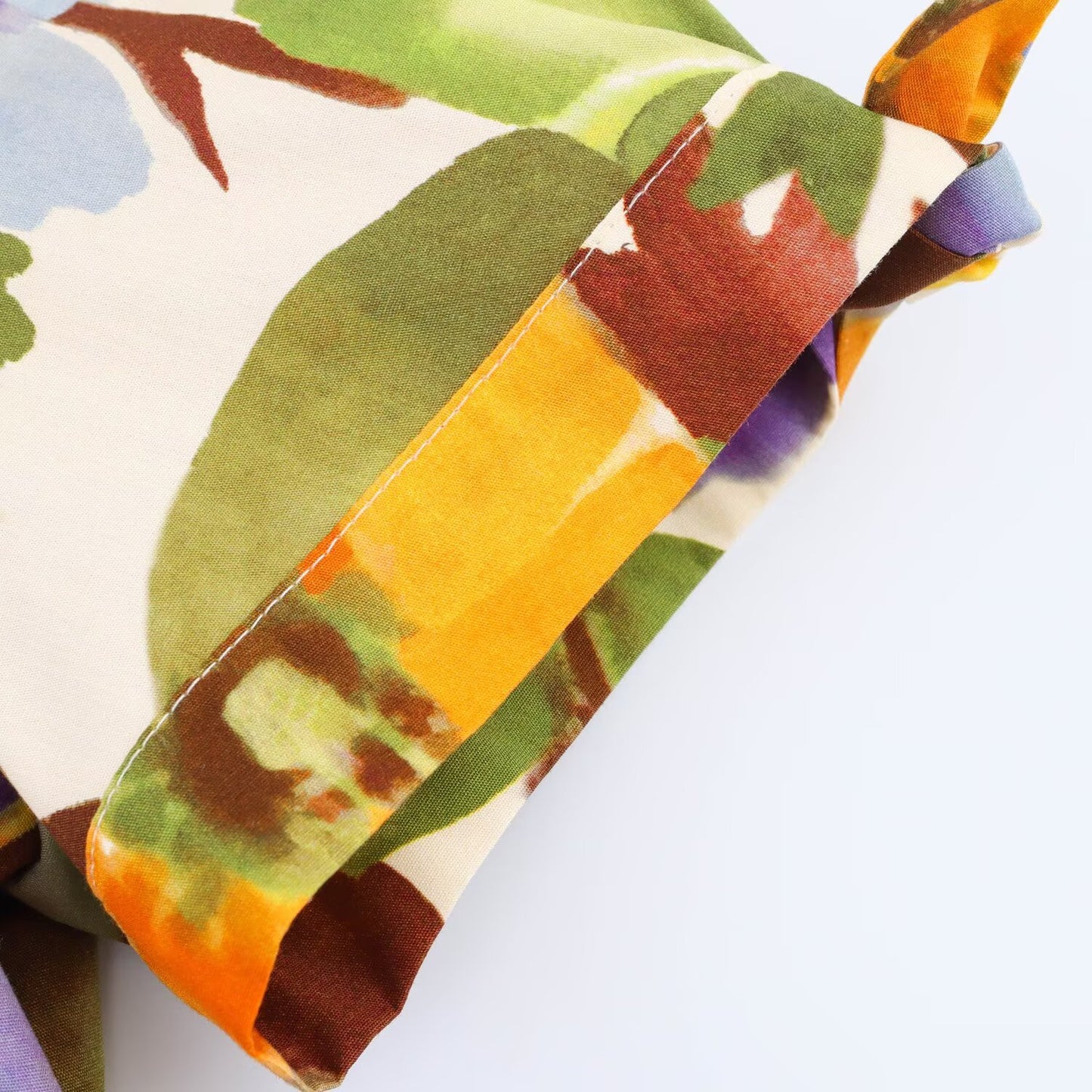 Women's 2025 new chic Fashion With Belt Printed Poplin Midi Dress Retro Short Sleeve Button up Women's Dress