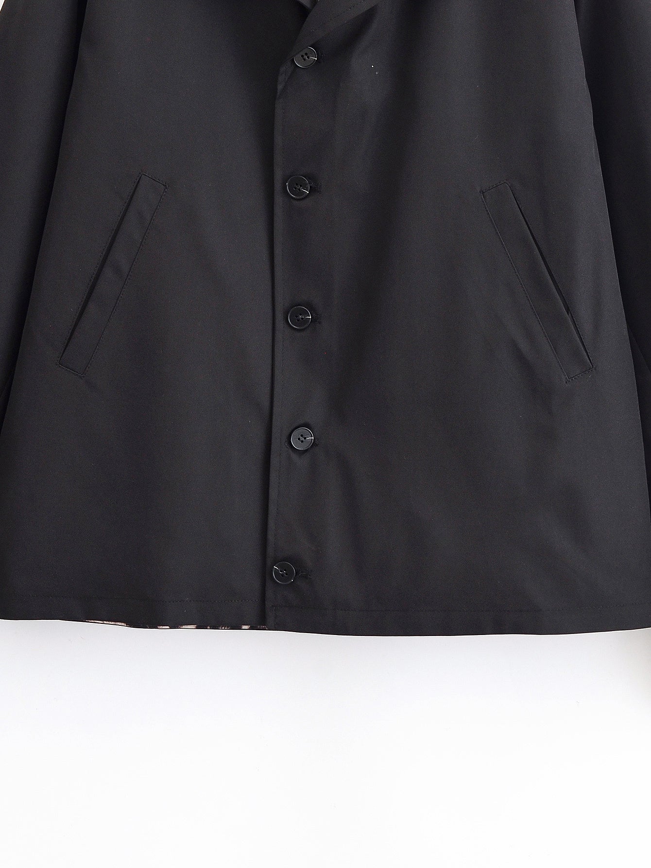 2025 Women's New Fashion Casual Suede Splicing Windbreaker Coat