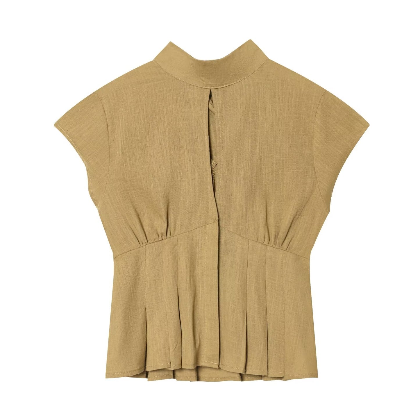 Women's Split Bow Decorative Short Top