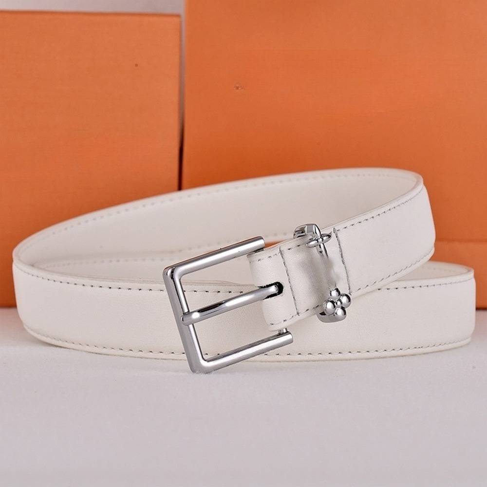 Women's new temperament Joker pin buckle design letter decoration with belt With a box