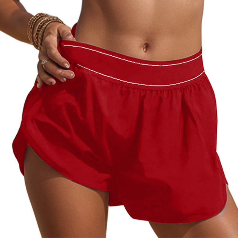 Women's New Casual Joker High Waist Running Shorts Yoga Outdoor Shorts