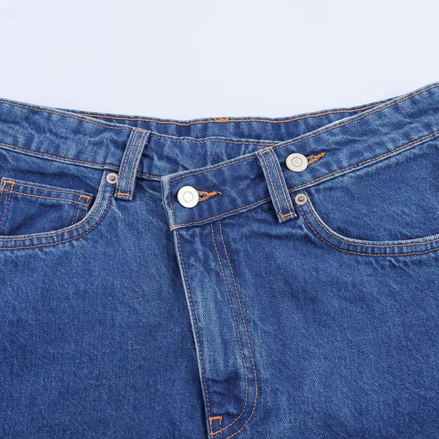 Women's new fashion Side pockets casual versatile high waisted denim shorts