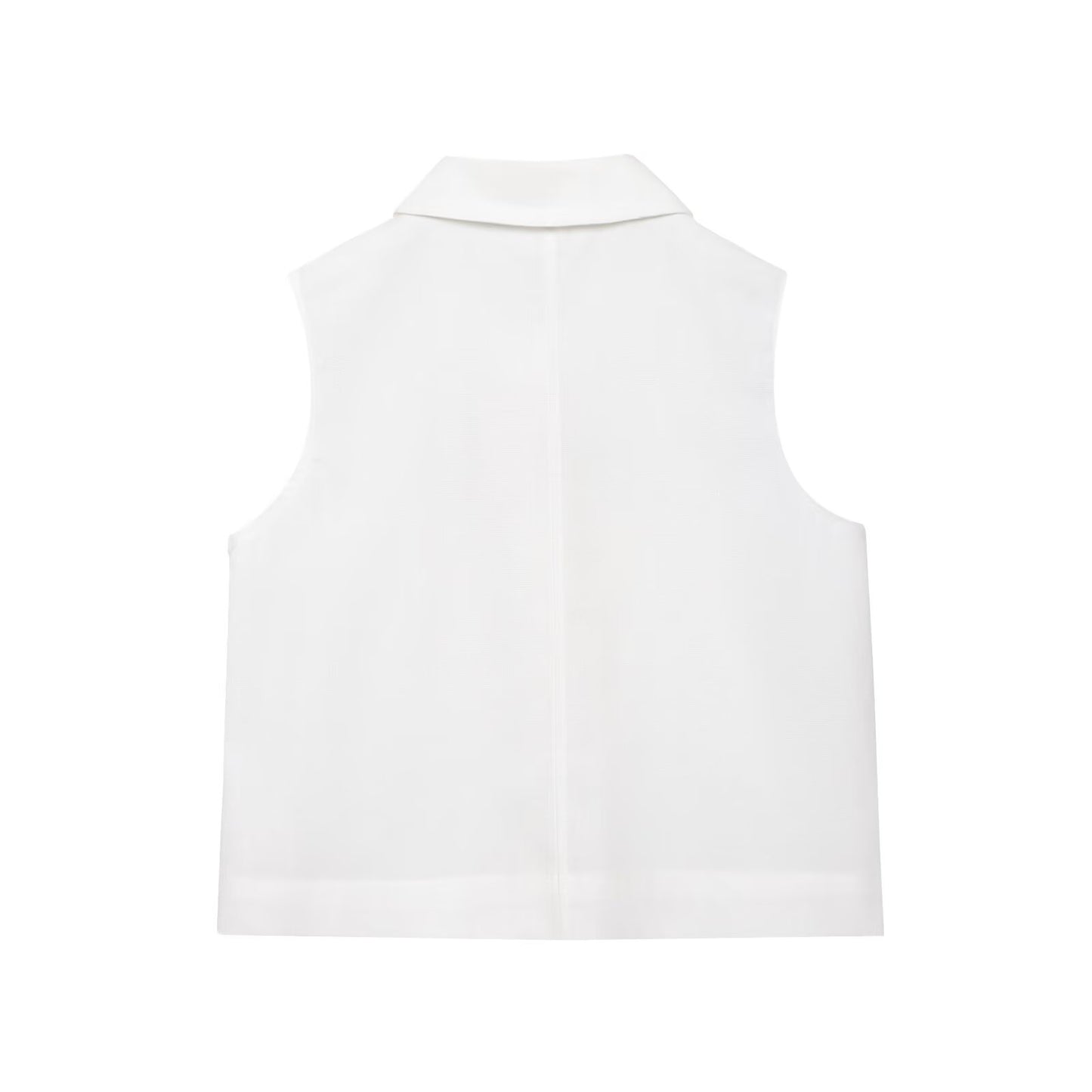 Women's new fashion casual single breasted sleeveless vest+Shorts Women's suit