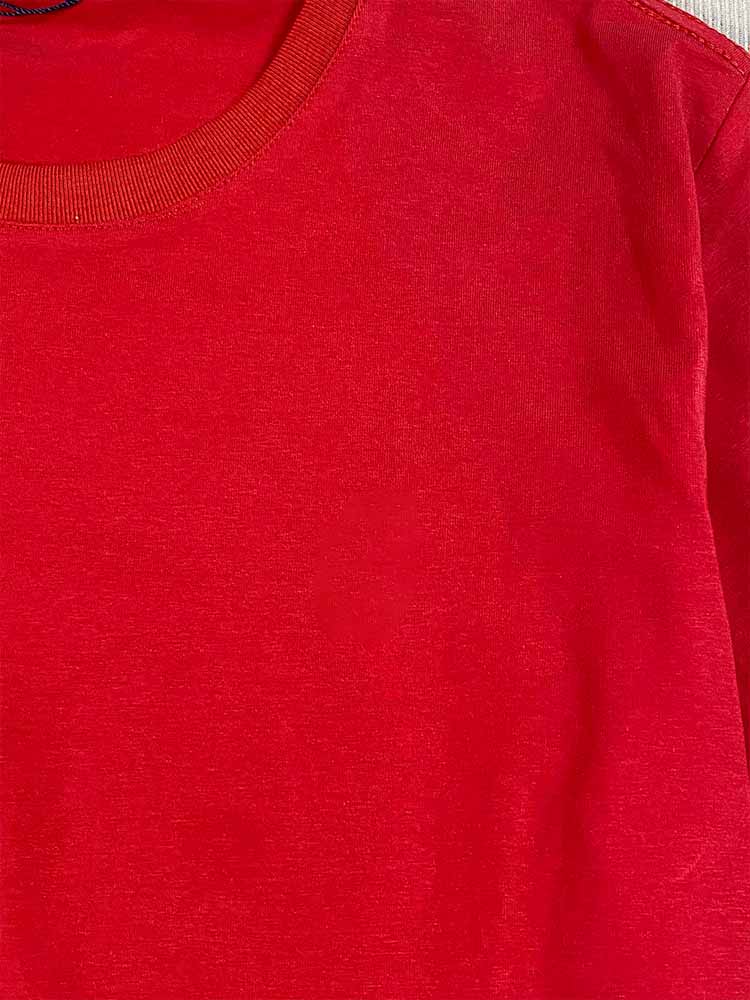 Men and Women with The Same New Fashion Joker Casual Cotton T-shirt with Short Sleeves and Round Neck.