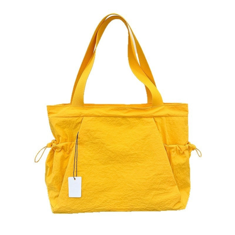 2025 new female large-capacity canvas tote bag sports portable shoulder bag